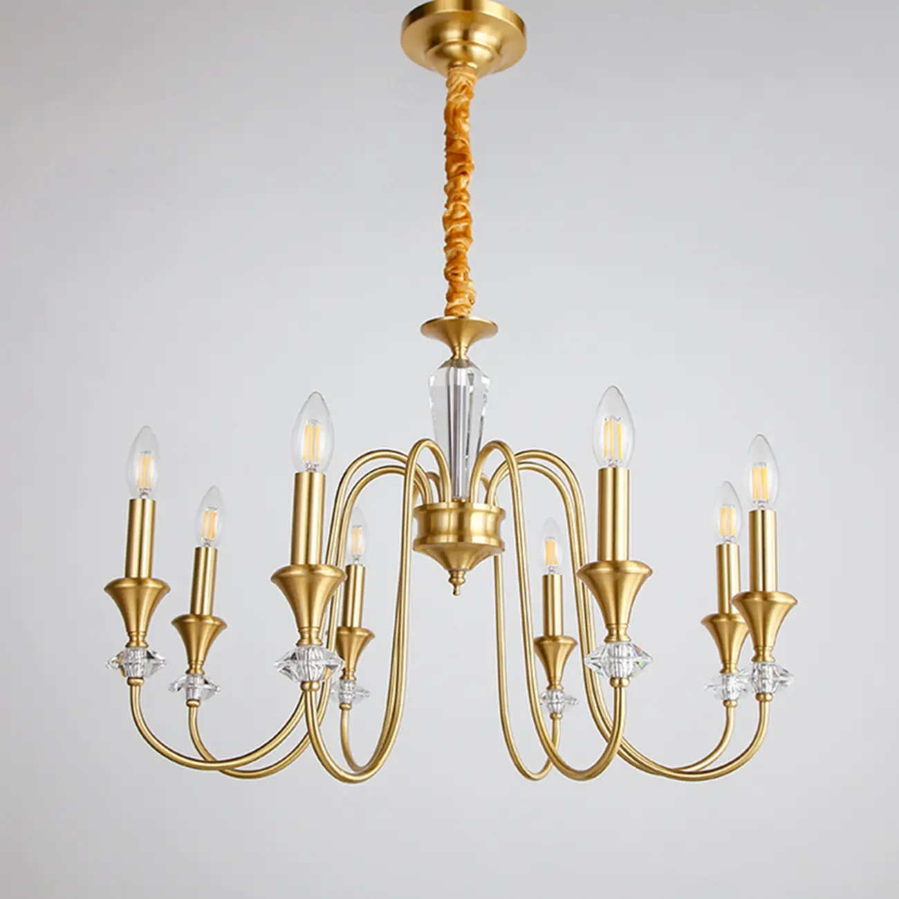 Industrial Black Glass Candelabra Chandelier in 3-10 Lights Image - 13 | homeyfad