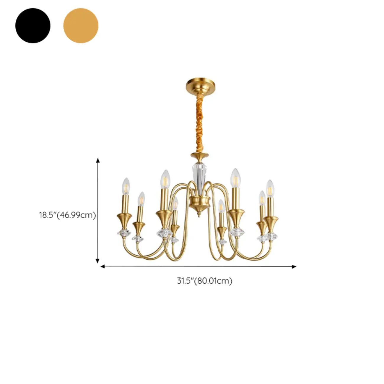 Industrial Black Glass Candelabra Chandelier in 3-10 Lights Image - 16 | homeyfad