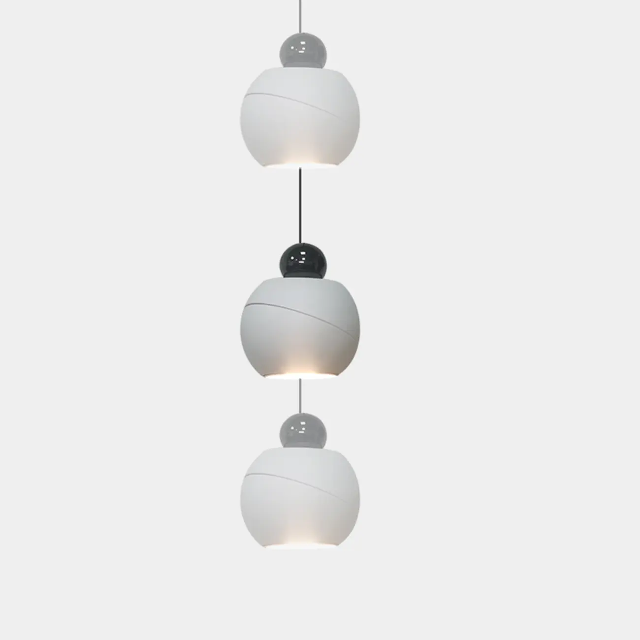 Modern Glass Globe LED Bedroom Hanging Pendant Light | homeyfad