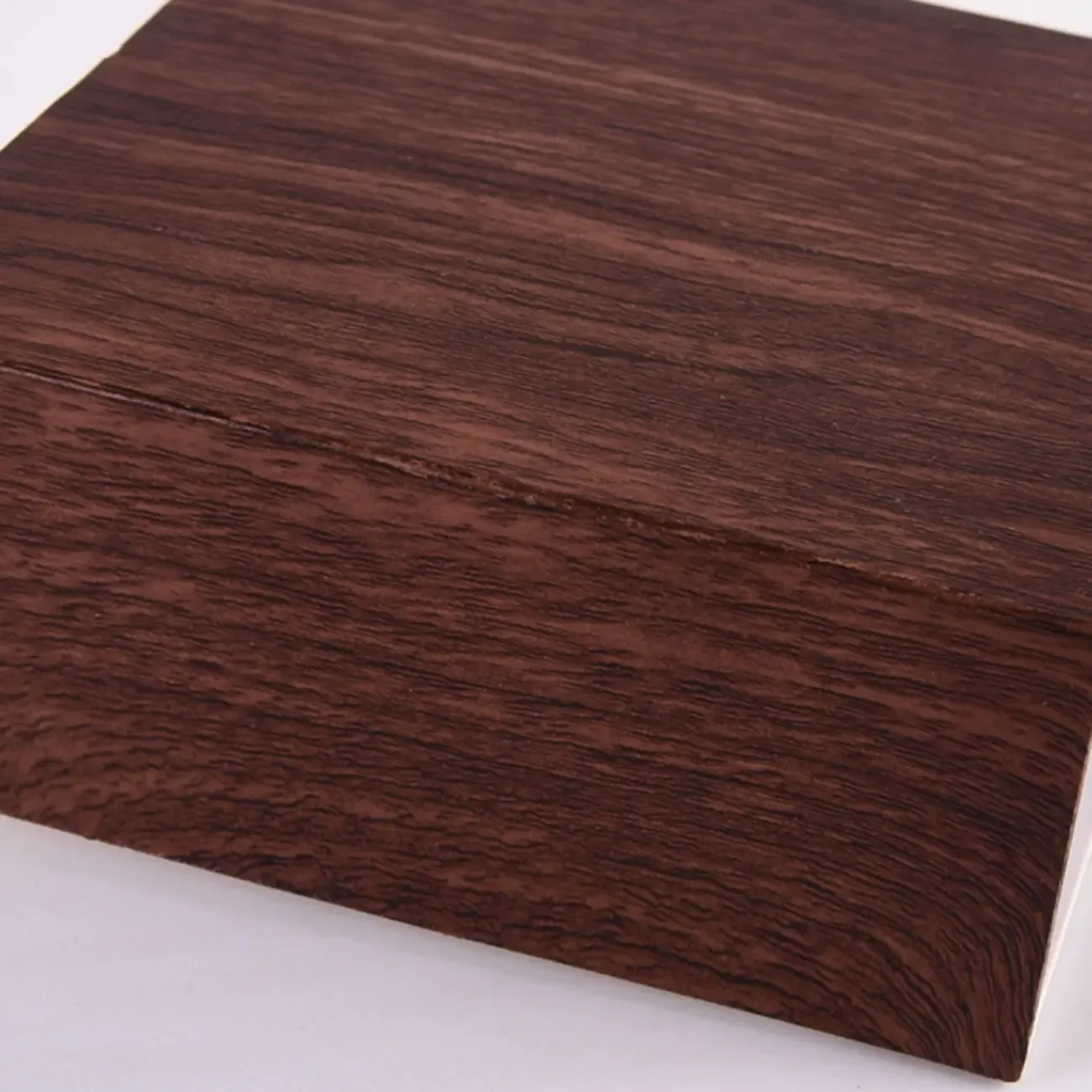 Walnut Geometric 2-Light LED Wall Sconce with Up & Down