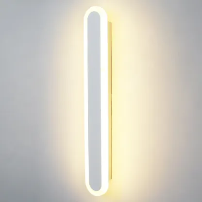 Minimalist Linear Wall Light with Polymer Shade Image - 6