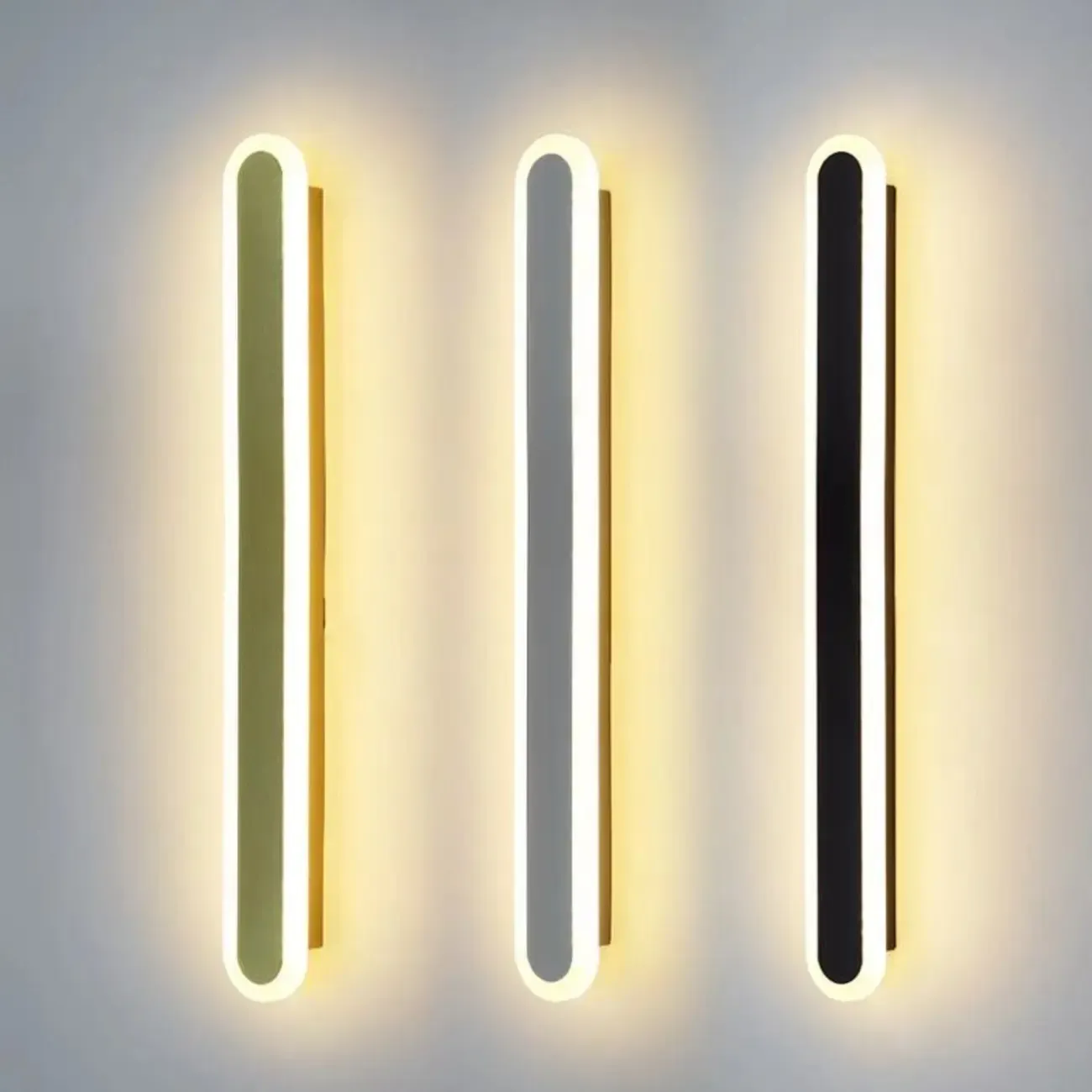 Minimalist Linear Wall Light with Polymer Shade Image - 8