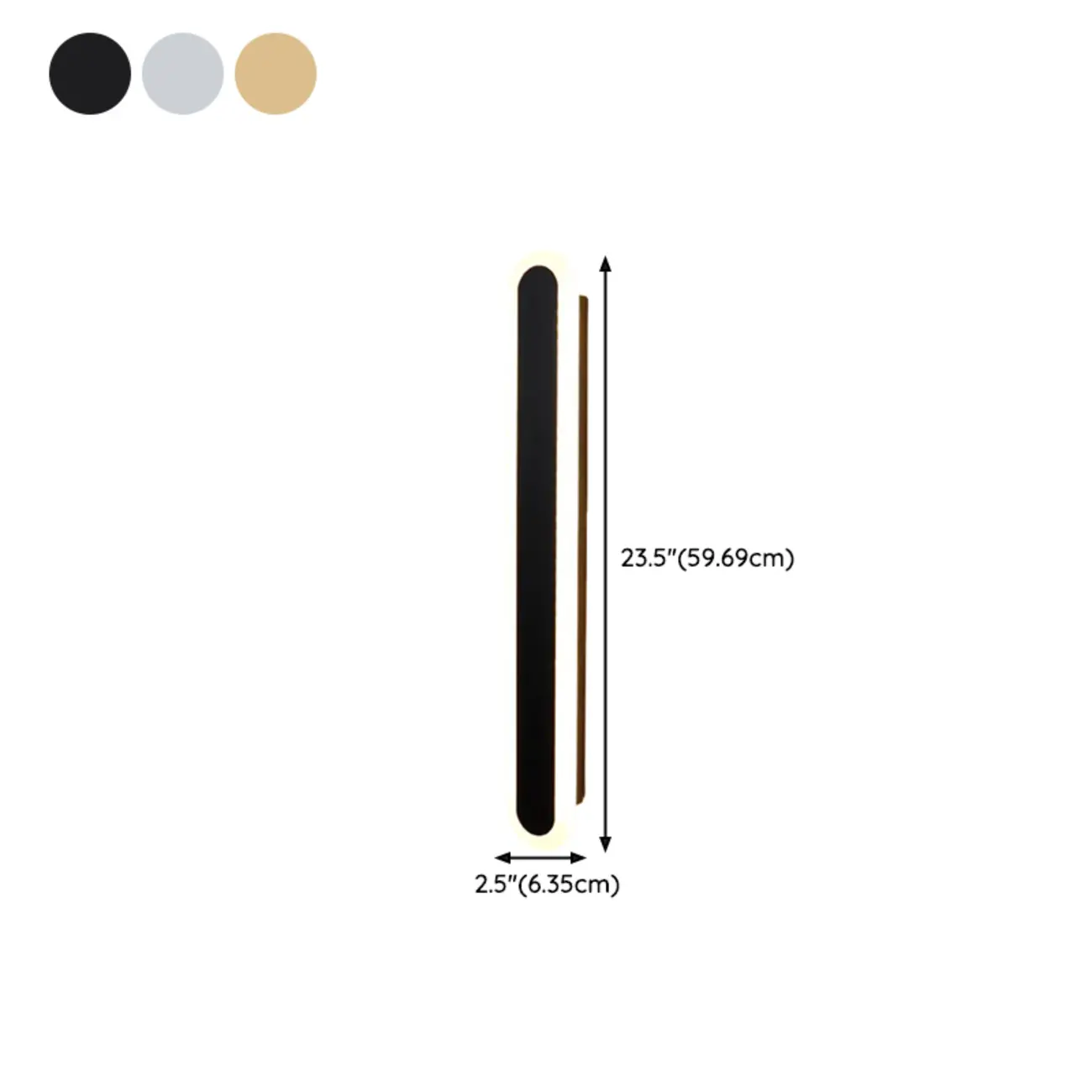 Minimalist Linear Wall Light with Polymer Shade Image - 14 | homeyfad