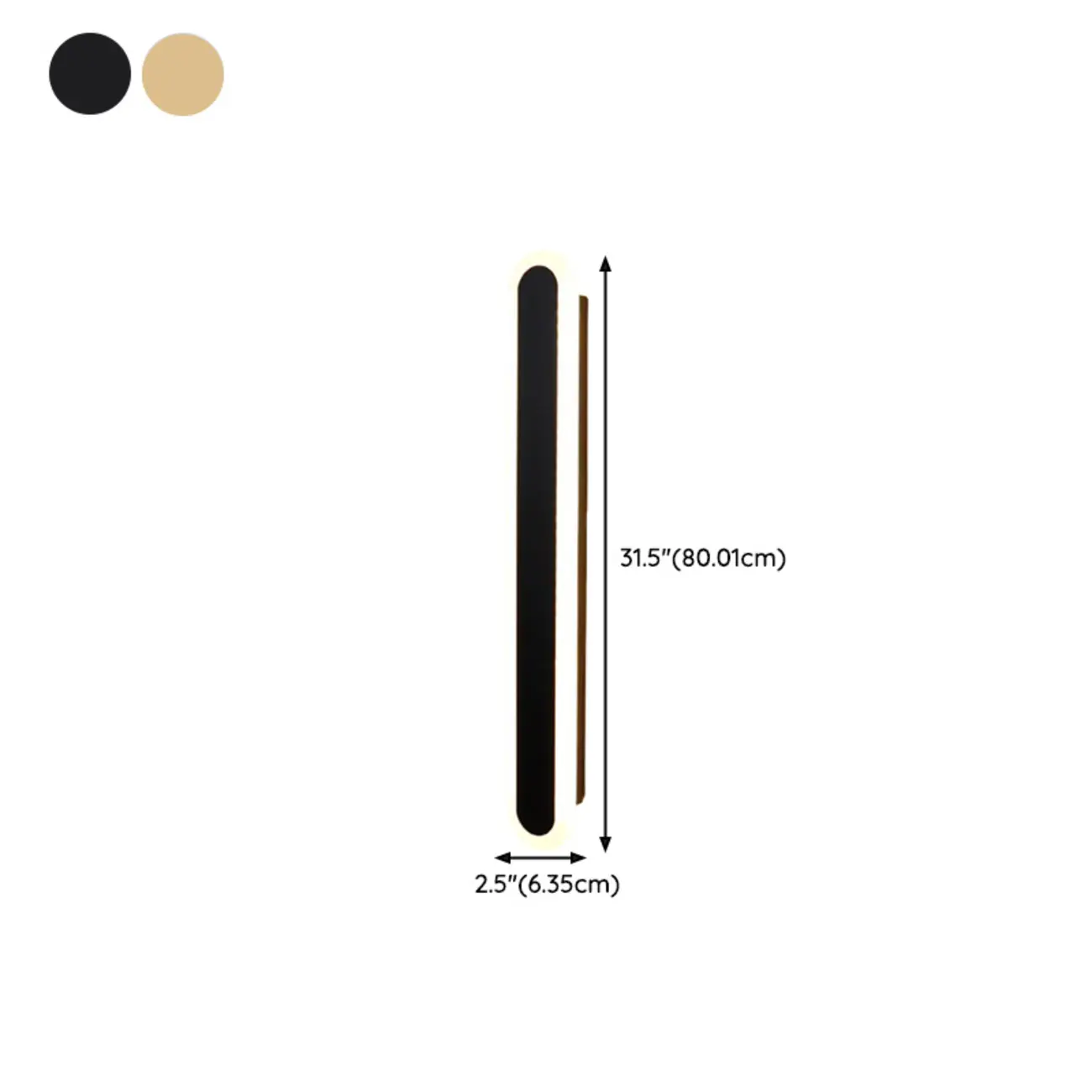 Minimalist Linear Wall Light with Polymer Shade Image - 15 | homeyfad