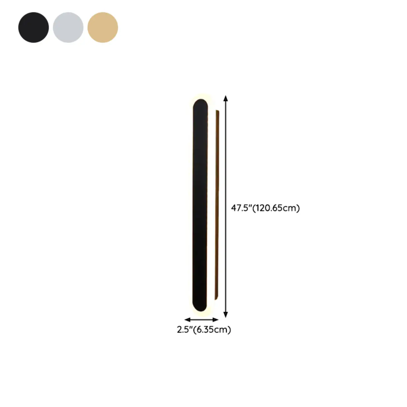 Minimalist Linear Wall Light with Polymer Shade Image - 17 | homeyfad