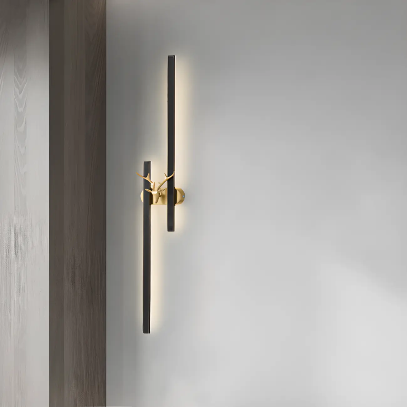Modern Linear 2-Light LED Wall Sconce Dimmable for Indoor | homeyfad