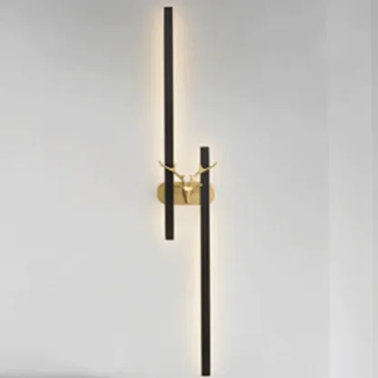 Modern Linear 2-Light LED Wall Sconce Dimmable for Indoor
