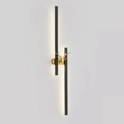 Modern Linear 2-Light LED Wall Sconce Dimmable for Indoor