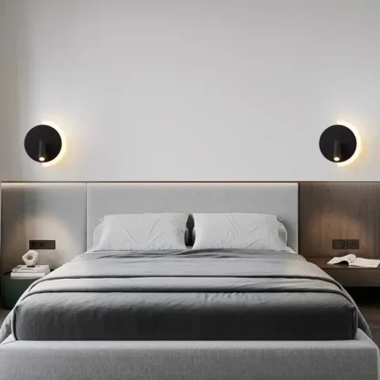 Modern Lucite Wall Sconce with Alloy Swing Arm Design Image - 3