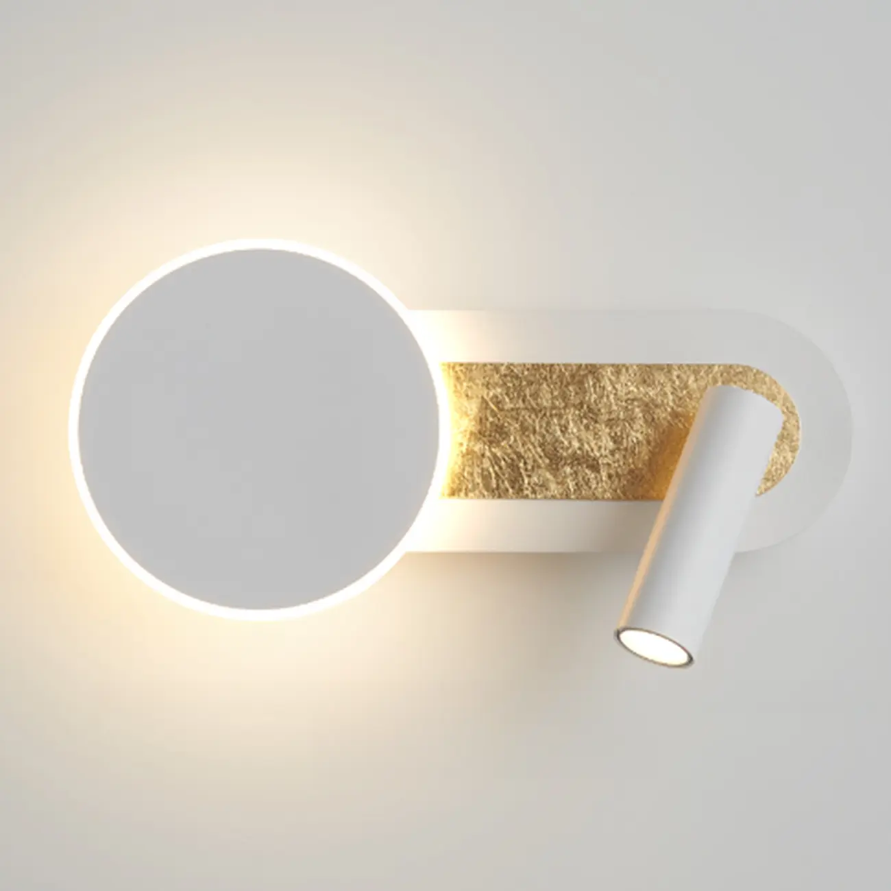 Modern Lucite Wall Sconce with Alloy Swing Arm Design Image - 5 | homeyfad