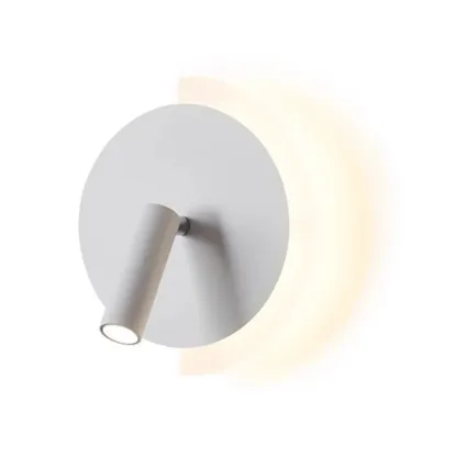 Modern Lucite Wall Sconce with Alloy Swing Arm Design Image - 11