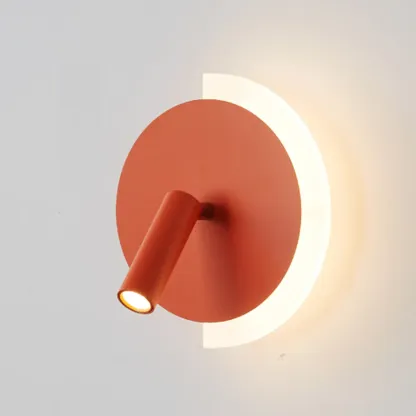 Modern Lucite Wall Sconce with Alloy Swing Arm Design Image - 12