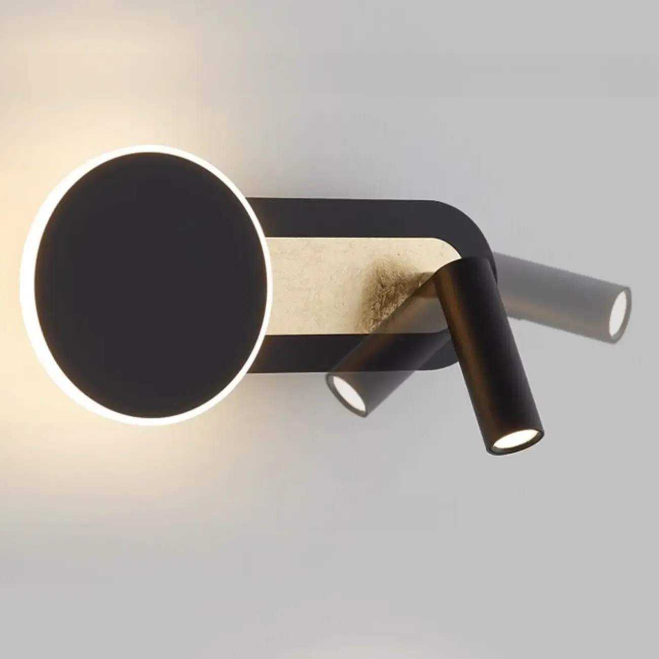 Modern Lucite Wall Sconce with Alloy Swing Arm Design Image - 13