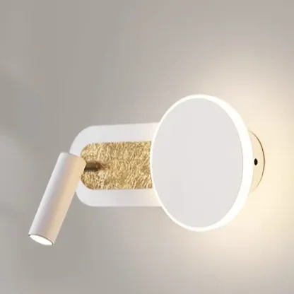 Modern Lucite Wall Sconce with Alloy Swing Arm Design Image - 14