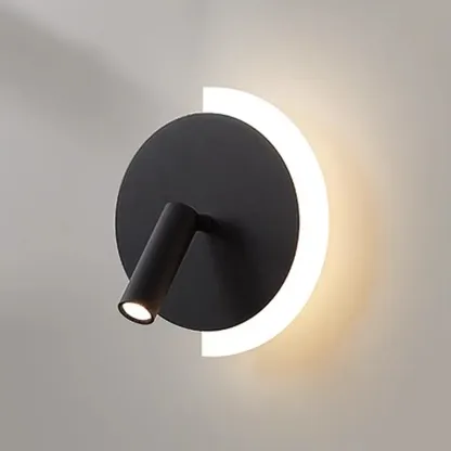 Modern Lucite Wall Sconce with Alloy Swing Arm Design Image - 15