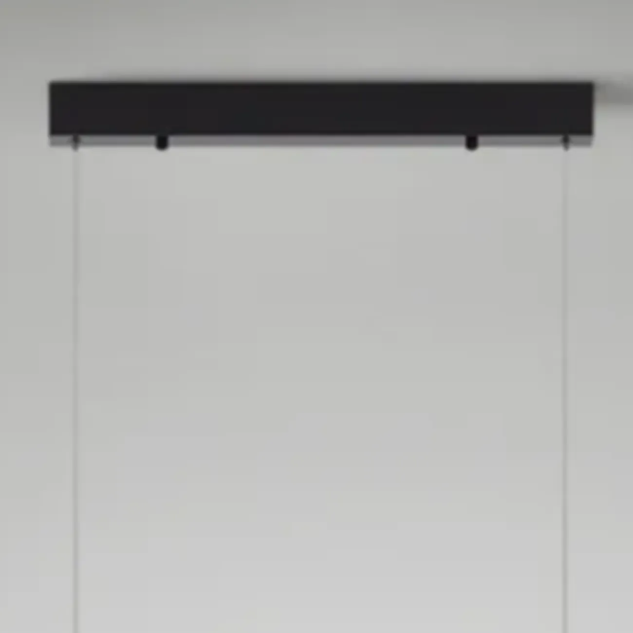 Modern Linear Black LED Hanging Pendant Lights for Kitchen Image - 14