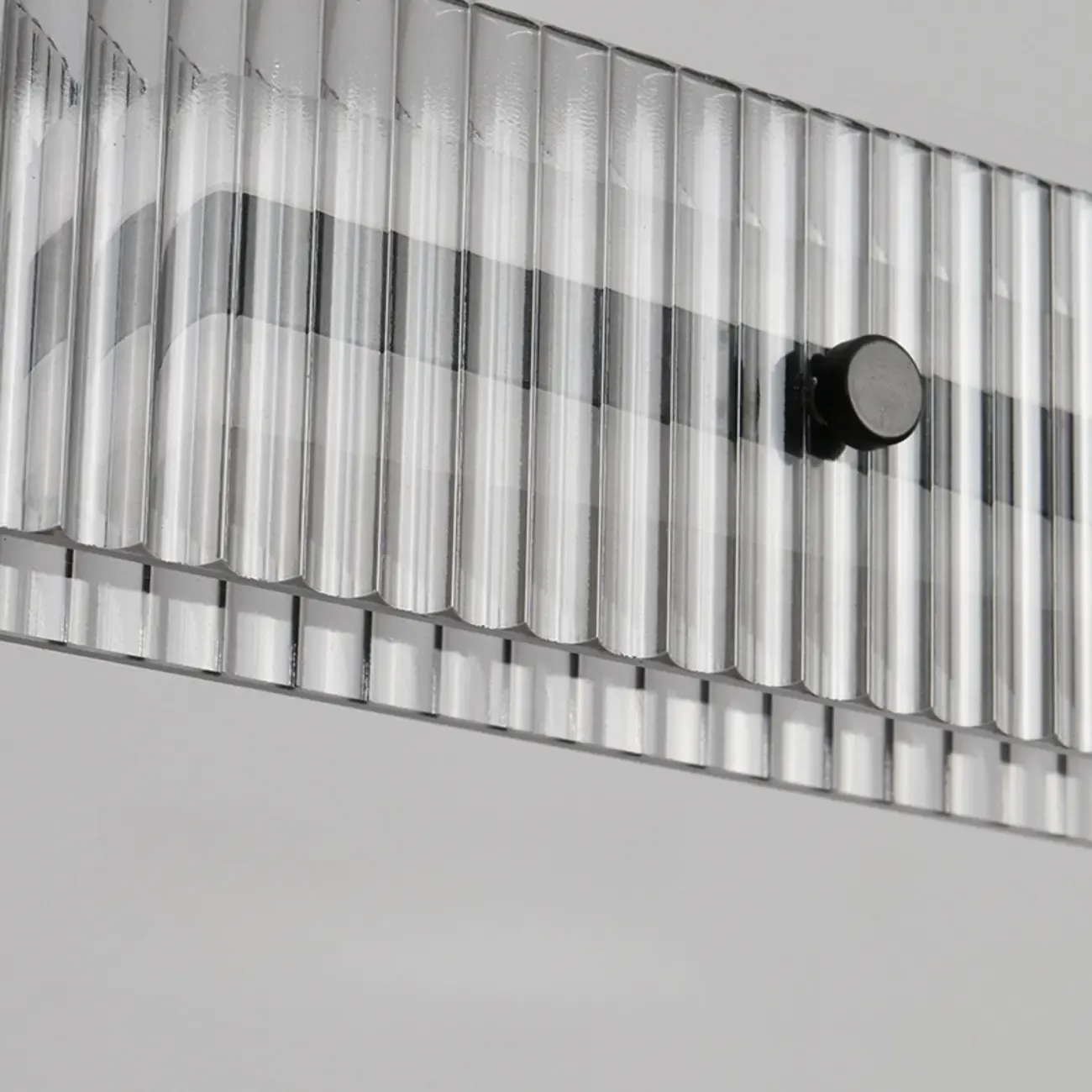 Modern Linear Black LED Hanging Pendant Lights for Kitchen Image - 15