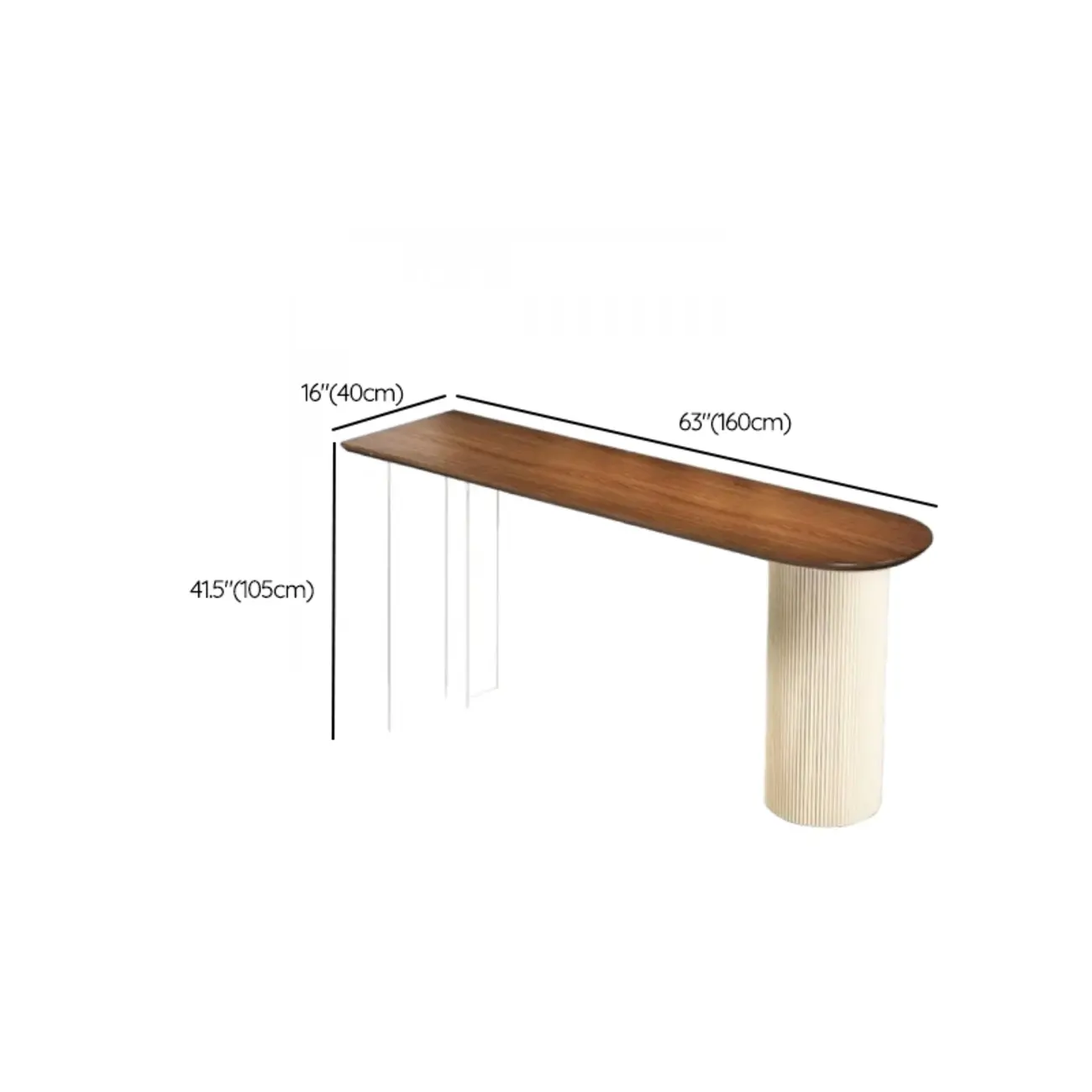 Modern Brown Wood Iron Base Bar Tables for Bistro Image - 9 | homeyfad