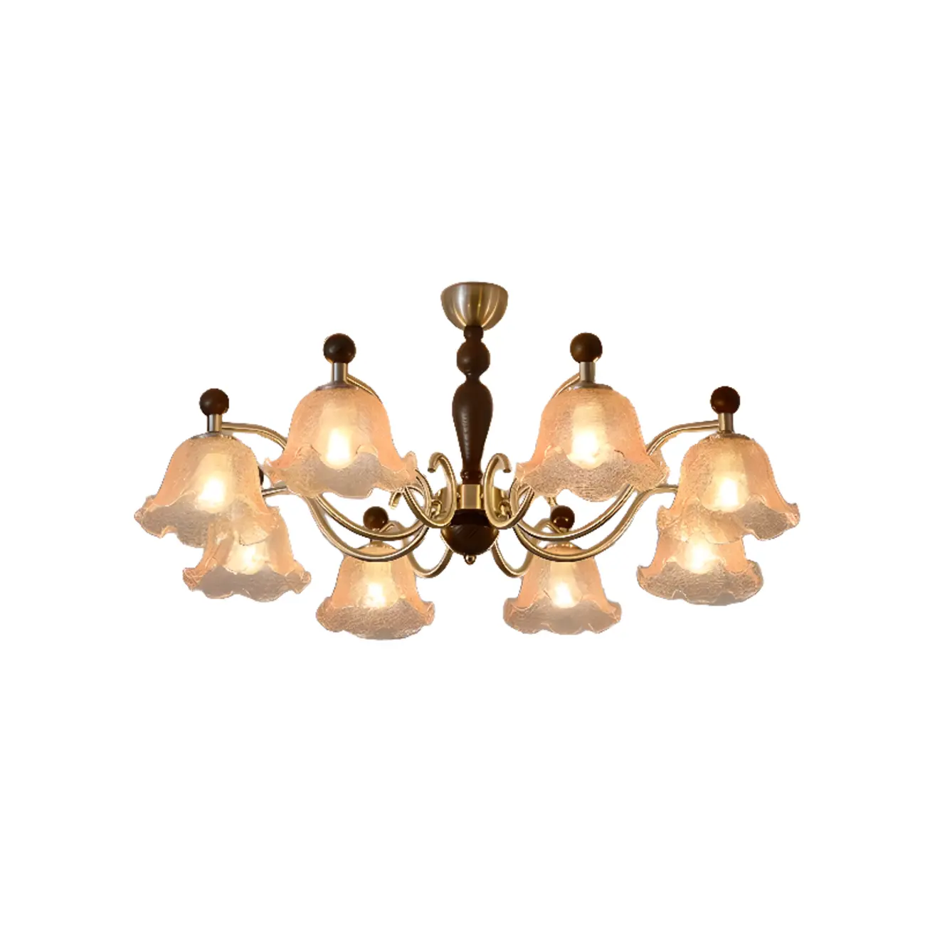 Modern Antique Flower Shape Chandelier for Dining Room Image - 6 | homeyfad