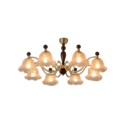 Modern Antique Flower Shape Chandelier for Dining Room Image - 6