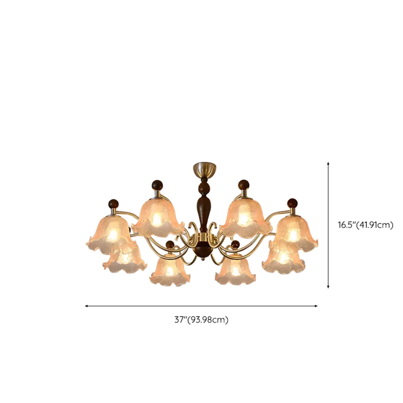 Modern Antique Flower Shape Chandelier for Dining Room Image - 10 | homeyfad