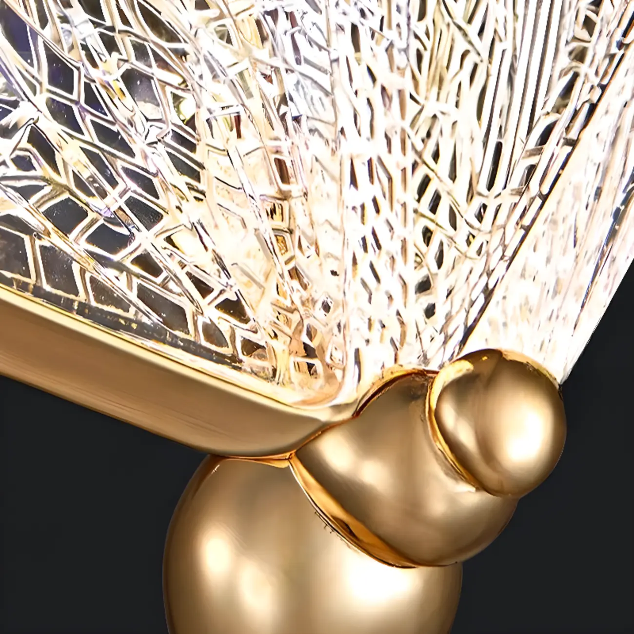 Modern Crystal Linear Butterfly Chandelier Light with Remote  Image - 10 | homeyfad