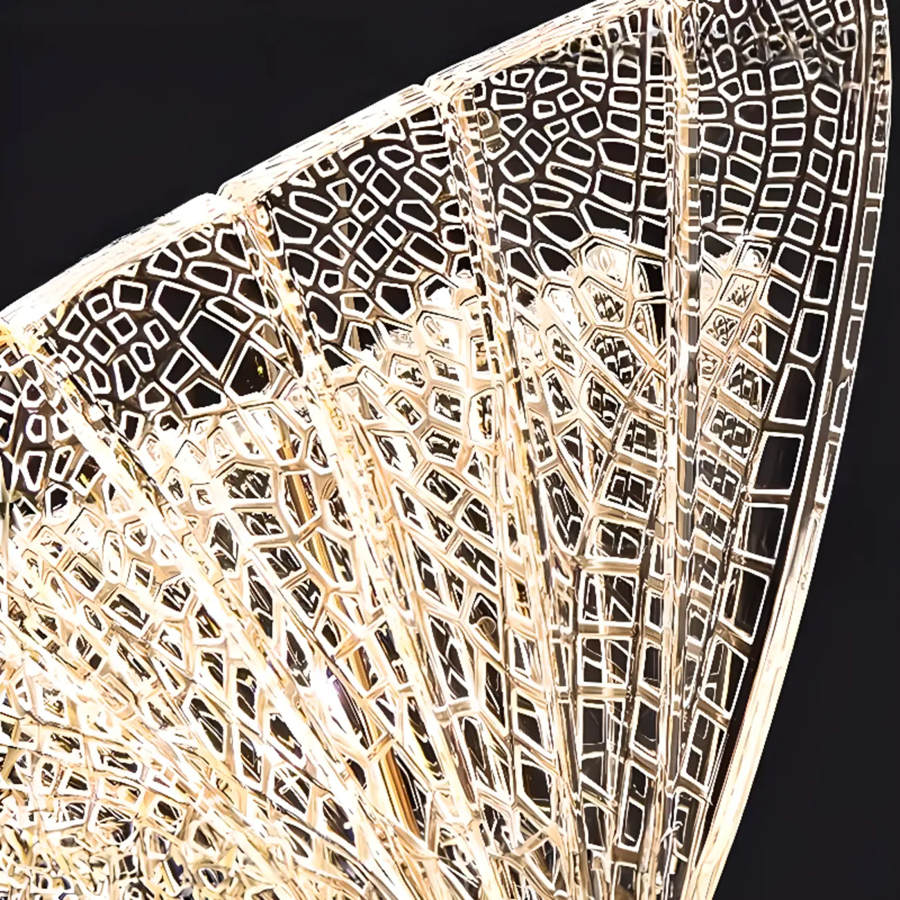 Modern Crystal Linear Butterfly Chandelier Light with Remote  Image - 11 | homeyfad