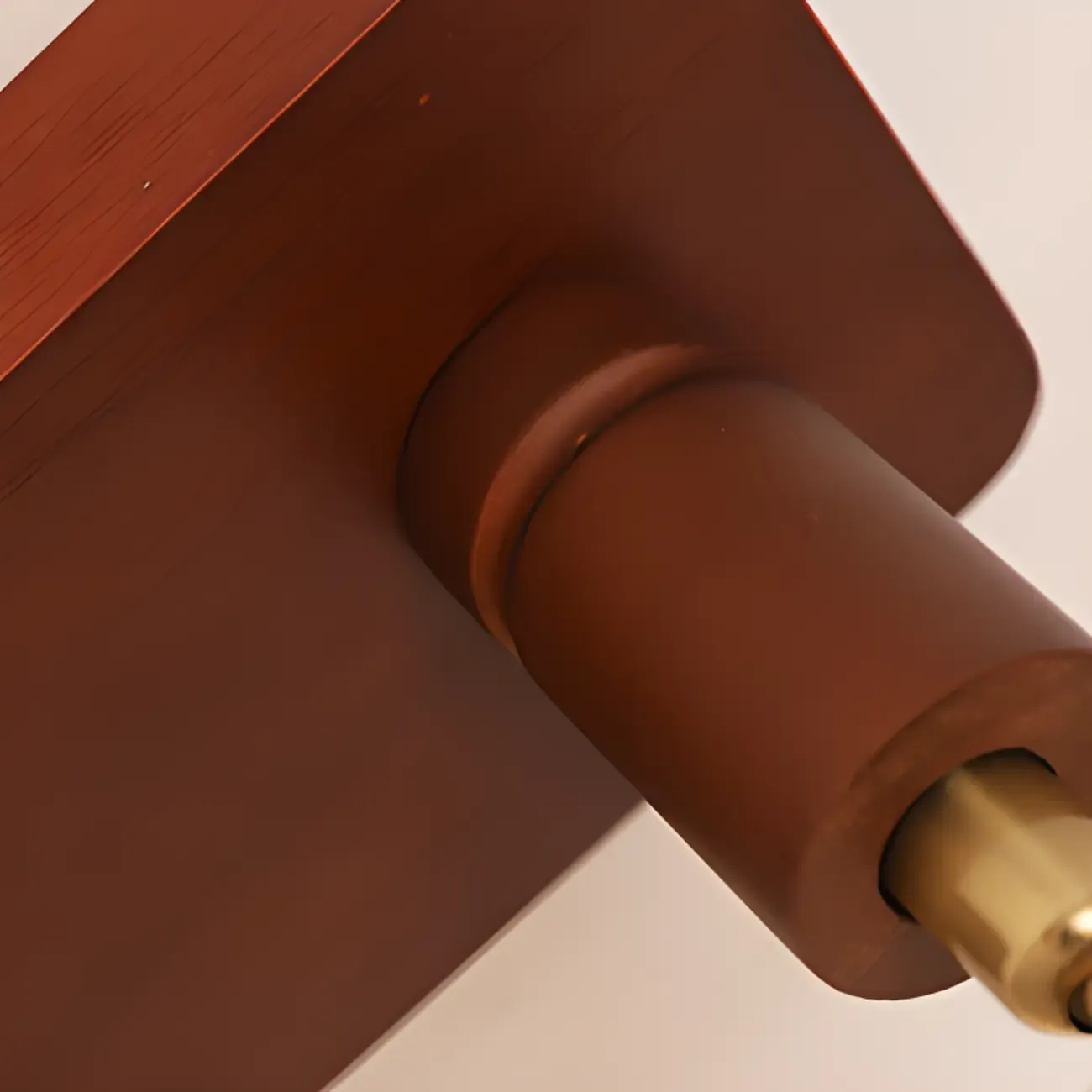 Modern Mini Walnut Glass LED Wall Sconce for Living Room  Image - 9