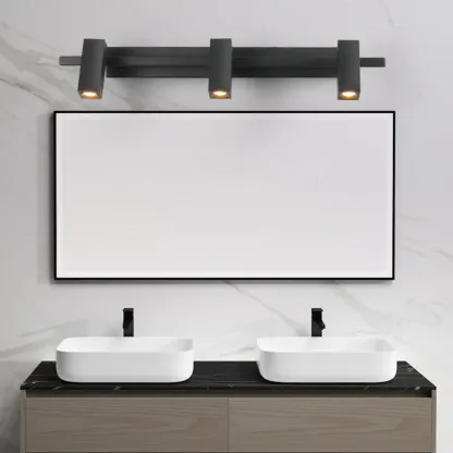 Rectangle Modern Vanity Light with Adjustable Shades Image - 1