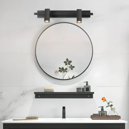 Rectangle Modern Vanity Light with Adjustable Shades Image - 6