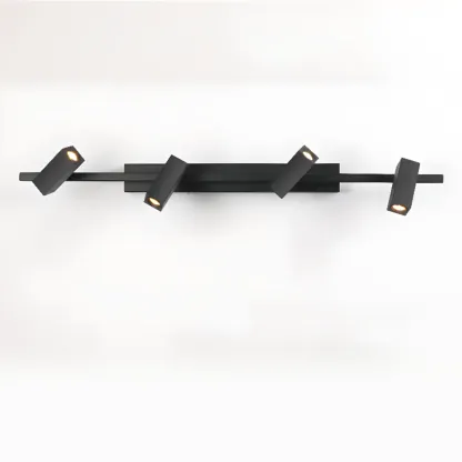 Rectangle Modern Vanity Light with Adjustable Shades Image - 8