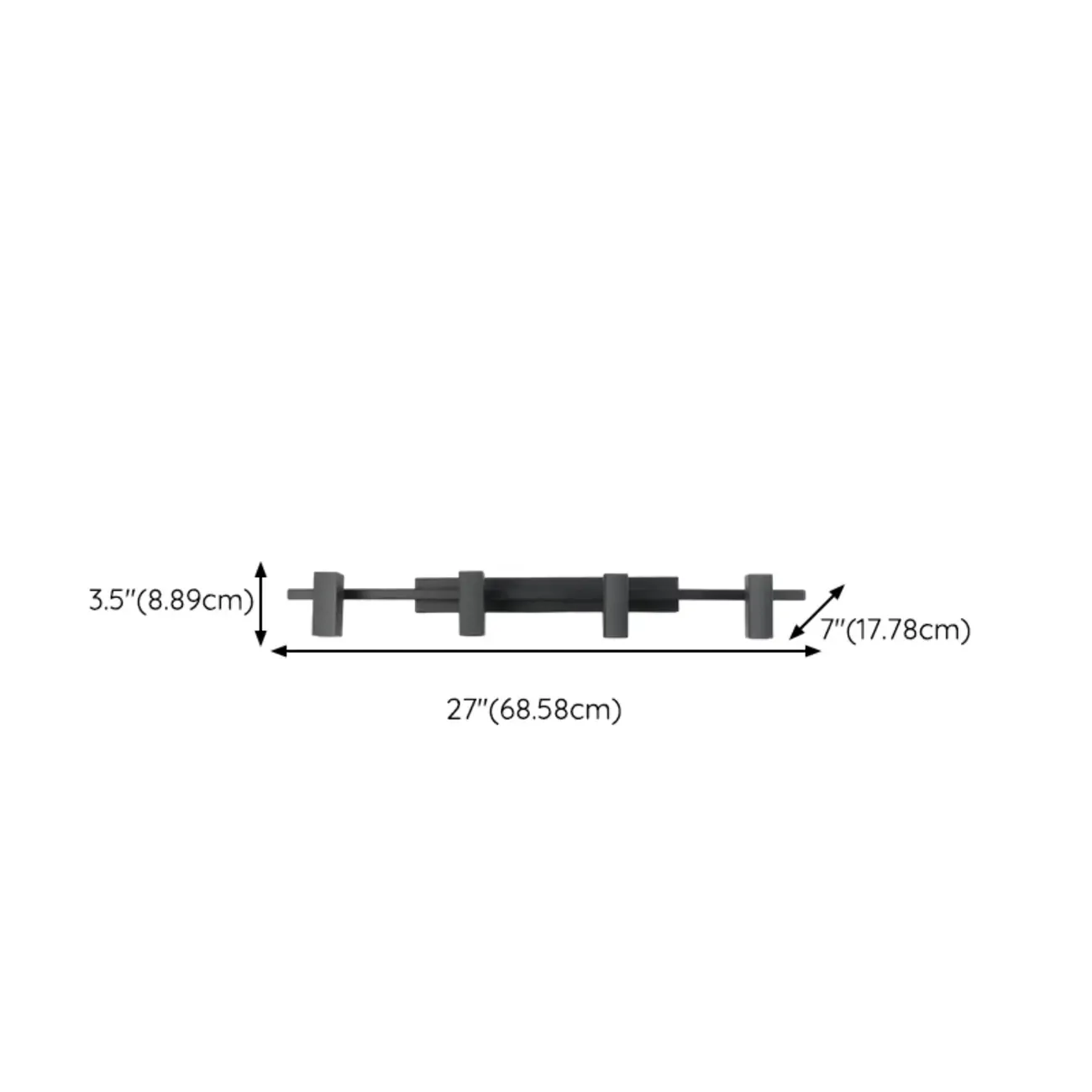 Rectangle Modern Vanity Light with Adjustable Shades Image - 19