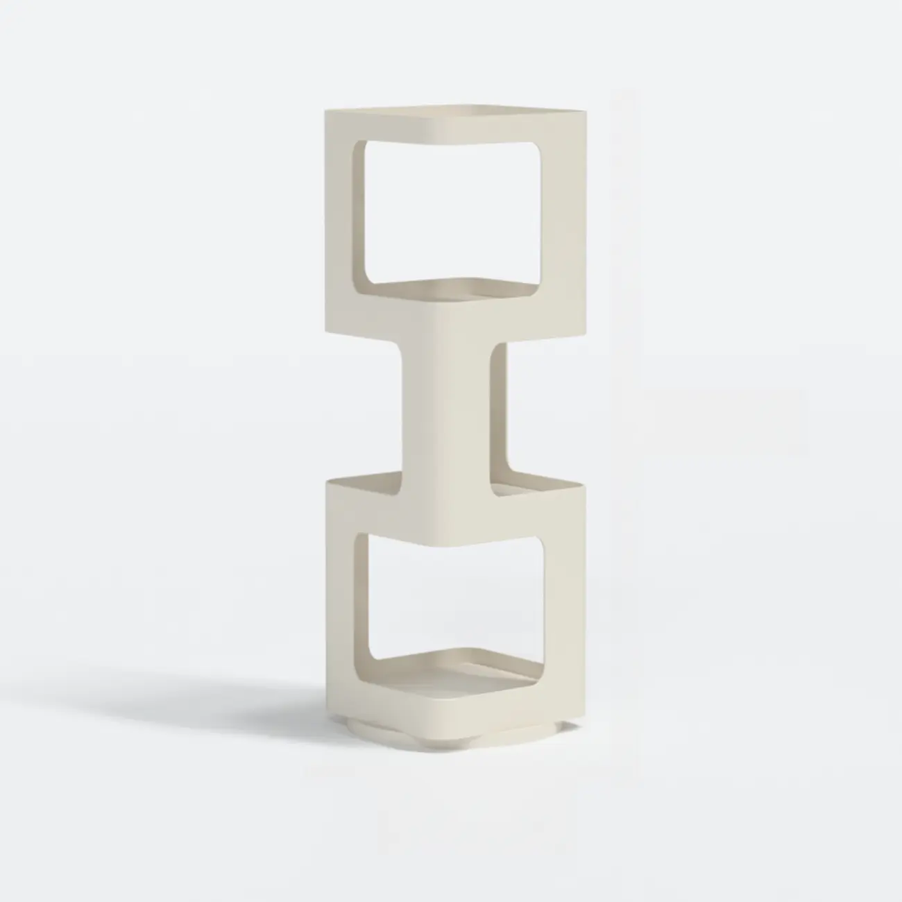 Chic Rotatable 4-Tier Vertical Metal Open Back Bookcase Image - 13 | homeyfad