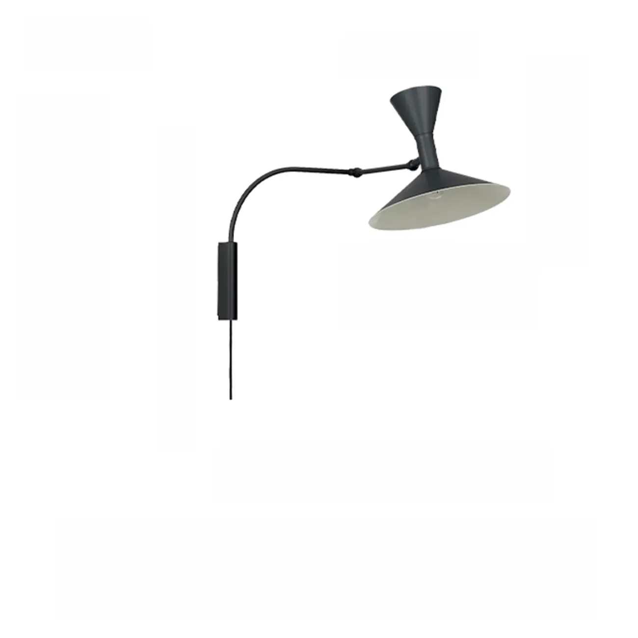 Modern White Plug-In Adjustable Wall Sconce in 2-Light Image - 5 | homeyfad