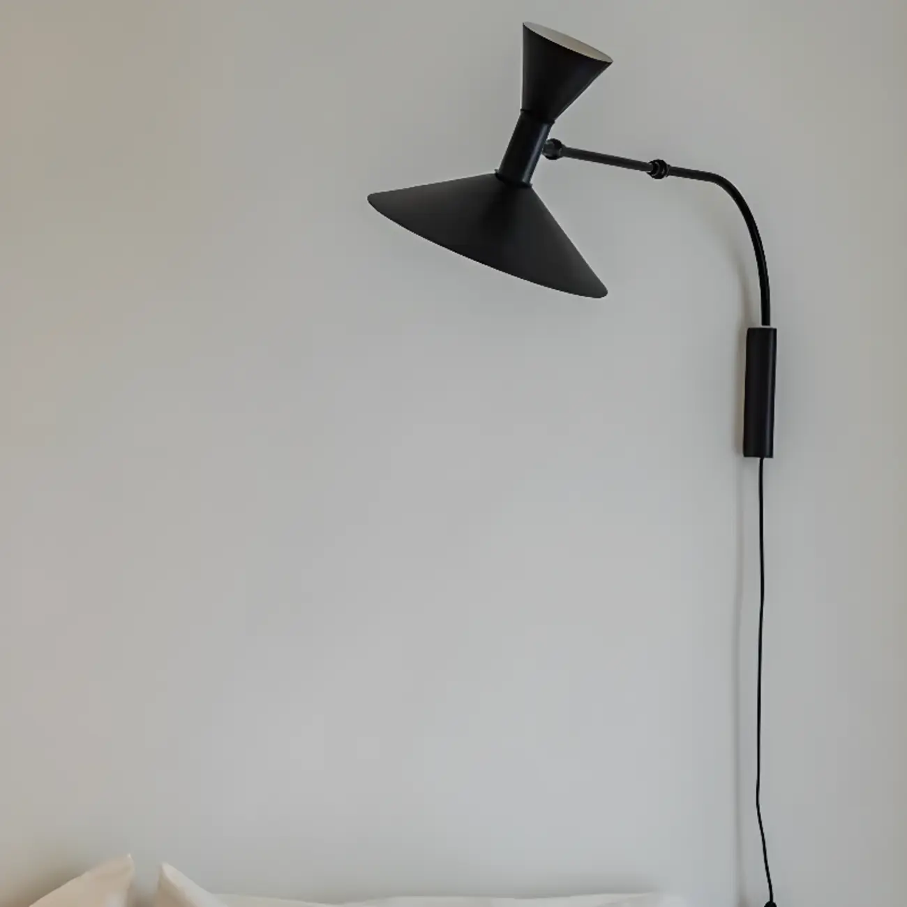 Modern White Plug-In Adjustable Wall Sconce in 2-Light Image - 6 | homeyfad