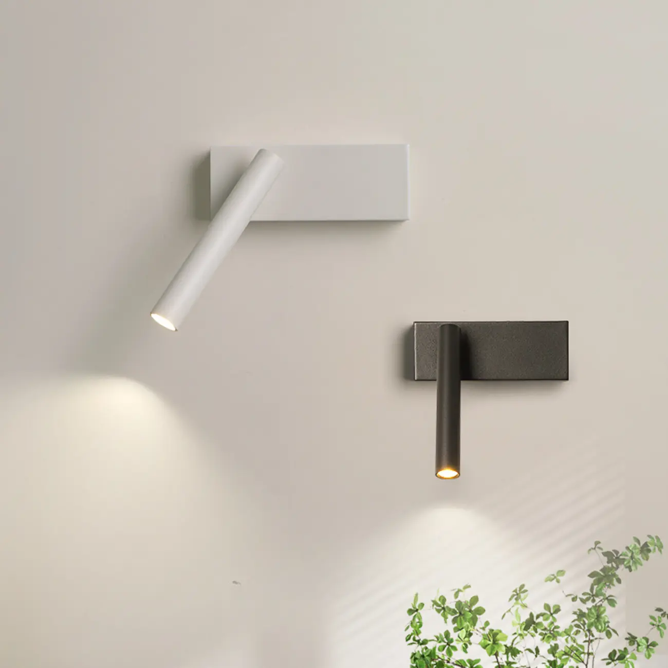 Modern Geometric Metal LED Wall Sconce for Bedroom Image - 2 | homeyfad