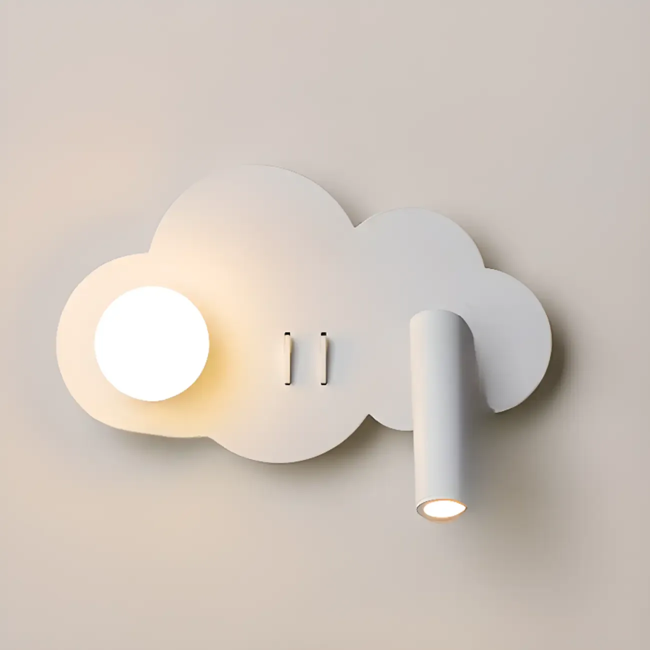 Modern Geometric Metal LED Wall Sconce for Bedroom Image - 6