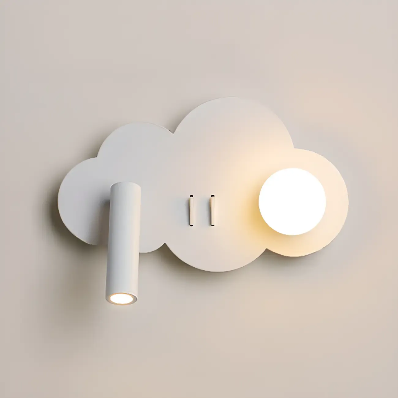 Modern Geometric Metal LED Wall Sconce for Bedroom Image - 7