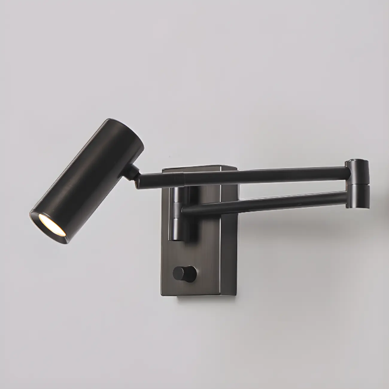 Modern Geometric Metal LED Wall Sconce for Bedroom Image - 8 | homeyfad