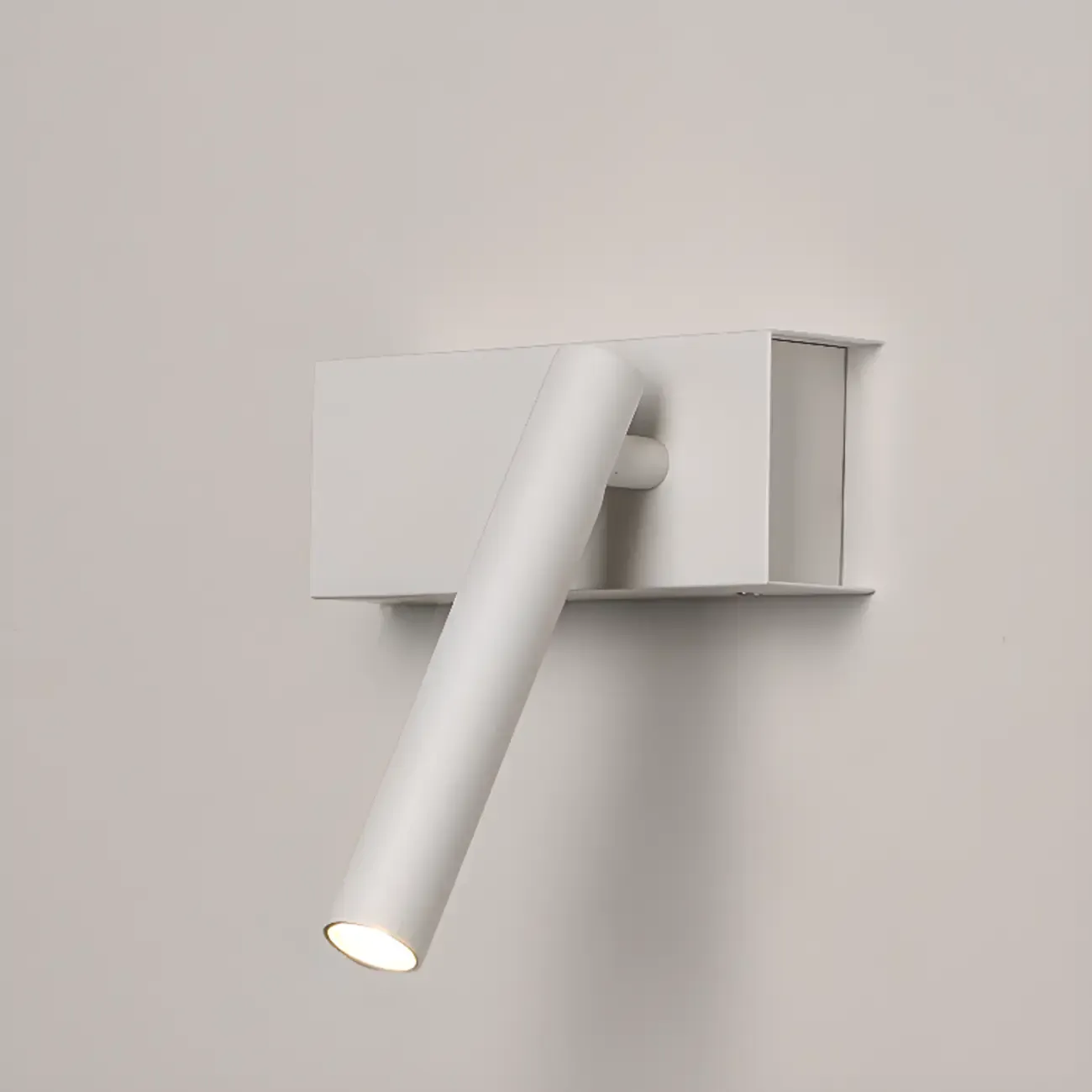 Modern Geometric Metal LED Wall Sconce for Bedroom Image - 9