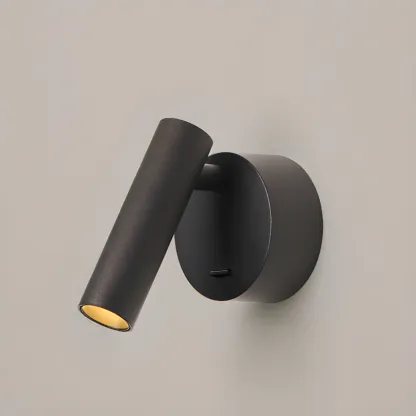 Modern Geometric Metal LED Wall Sconce for Bedroom Image - 10