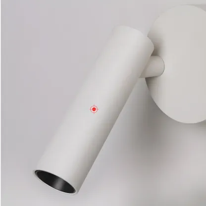 Modern Geometric Metal LED Wall Sconce for Bedroom Image - 19