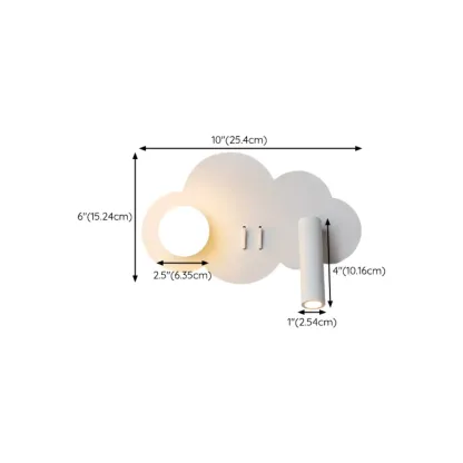 Modern Geometric Metal LED Wall Sconce for Bedroom Image - 23