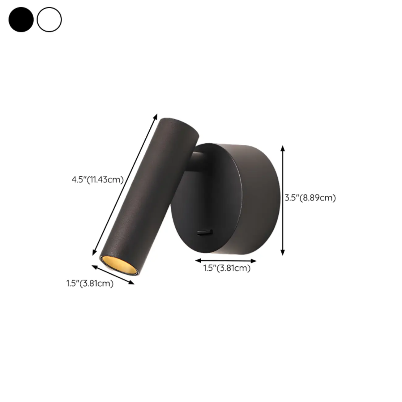 Modern Geometric Metal LED Wall Sconce for Bedroom Image - 25 | homeyfad