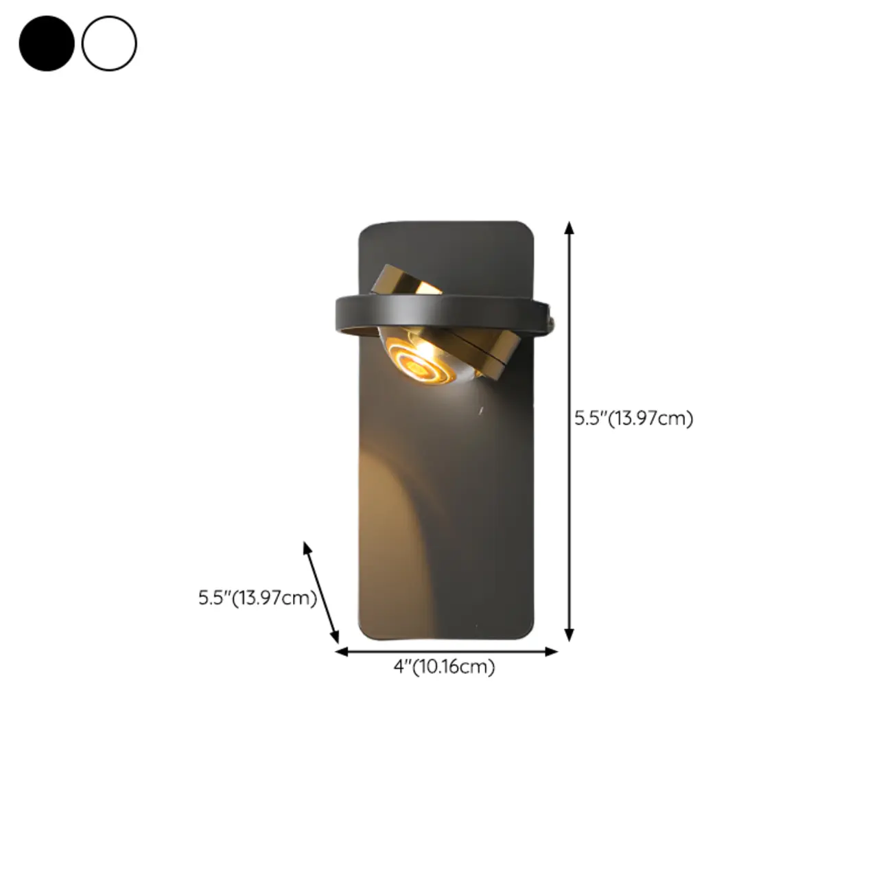 Modern Geometric Metal LED Wall Sconce for Bedroom Image - 26 | homeyfad