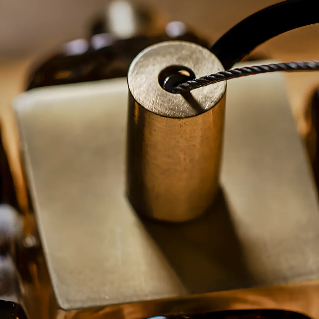 Modern Rope Amber Glass Hanging Pendant Lights for Kitchen Image - 5 | homeyfad