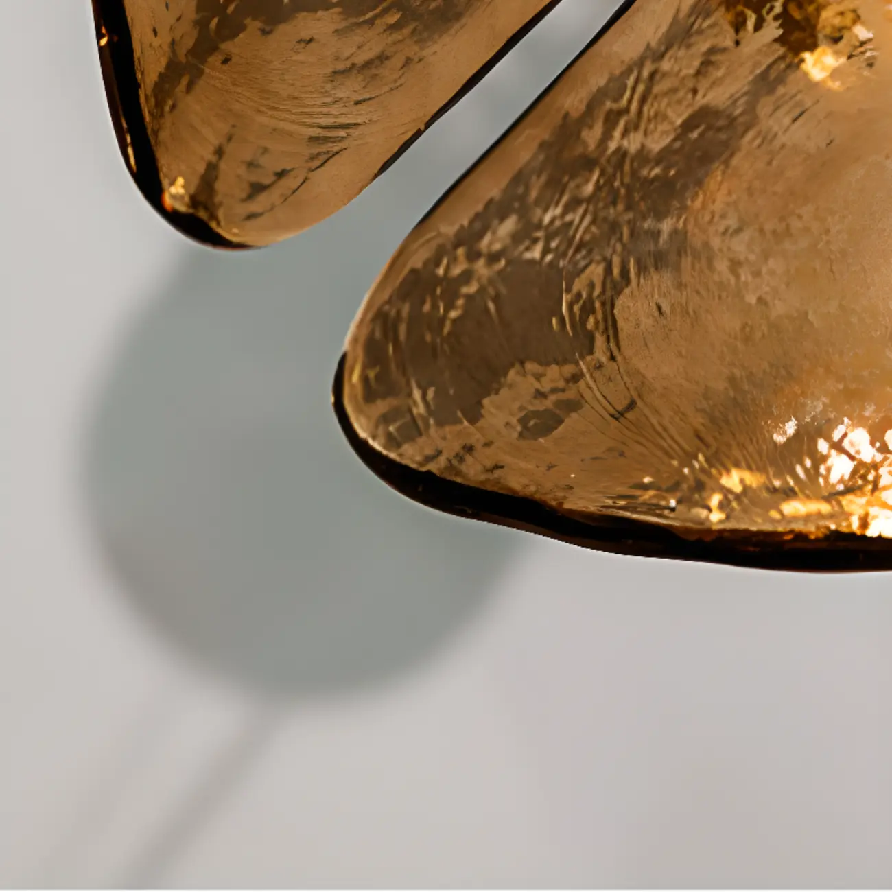 Modern Rope Amber Glass Hanging Pendant Lights for Kitchen Image - 8 | homeyfad