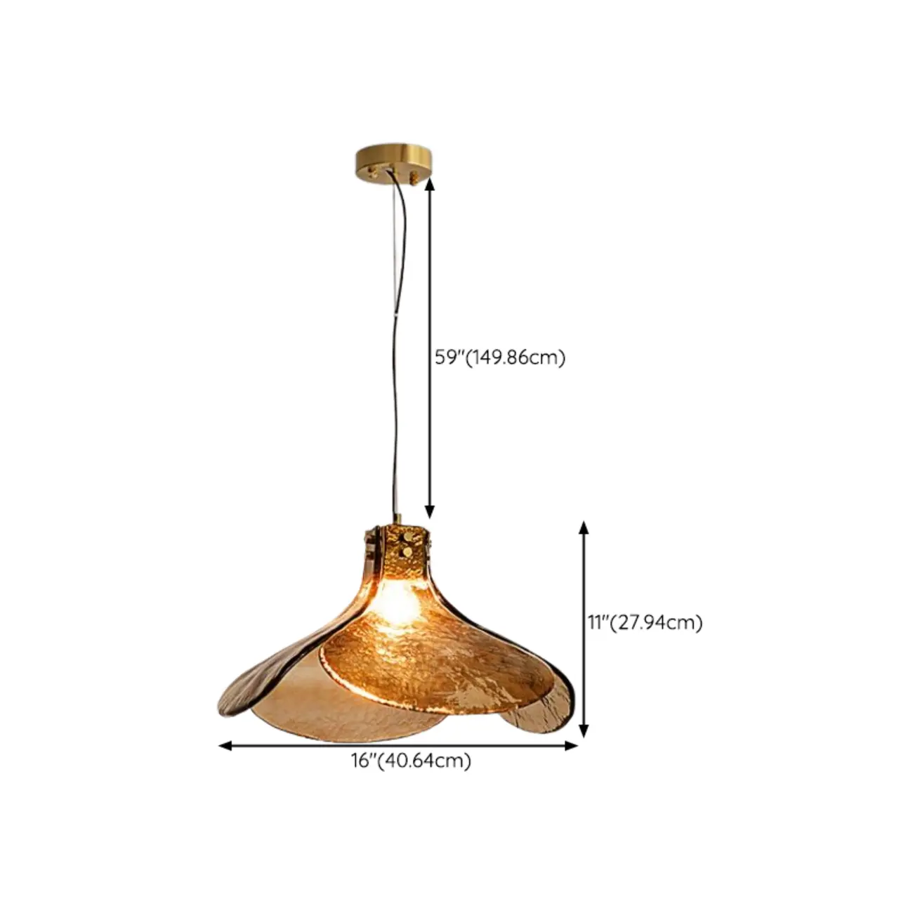 Modern Rope Amber Glass Hanging Pendant Lights for Kitchen Image - 11 | homeyfad
