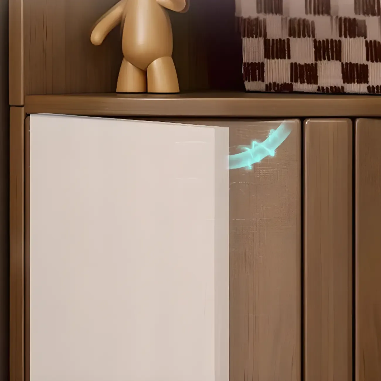  Trendy Nook Utility Wood Cabinet with Versatile Storage Image - 6