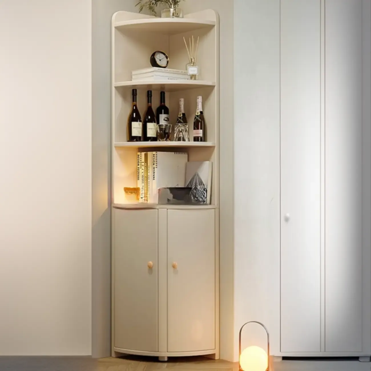  Trendy Nook Utility Wood Cabinet with Versatile Storage Image - 11